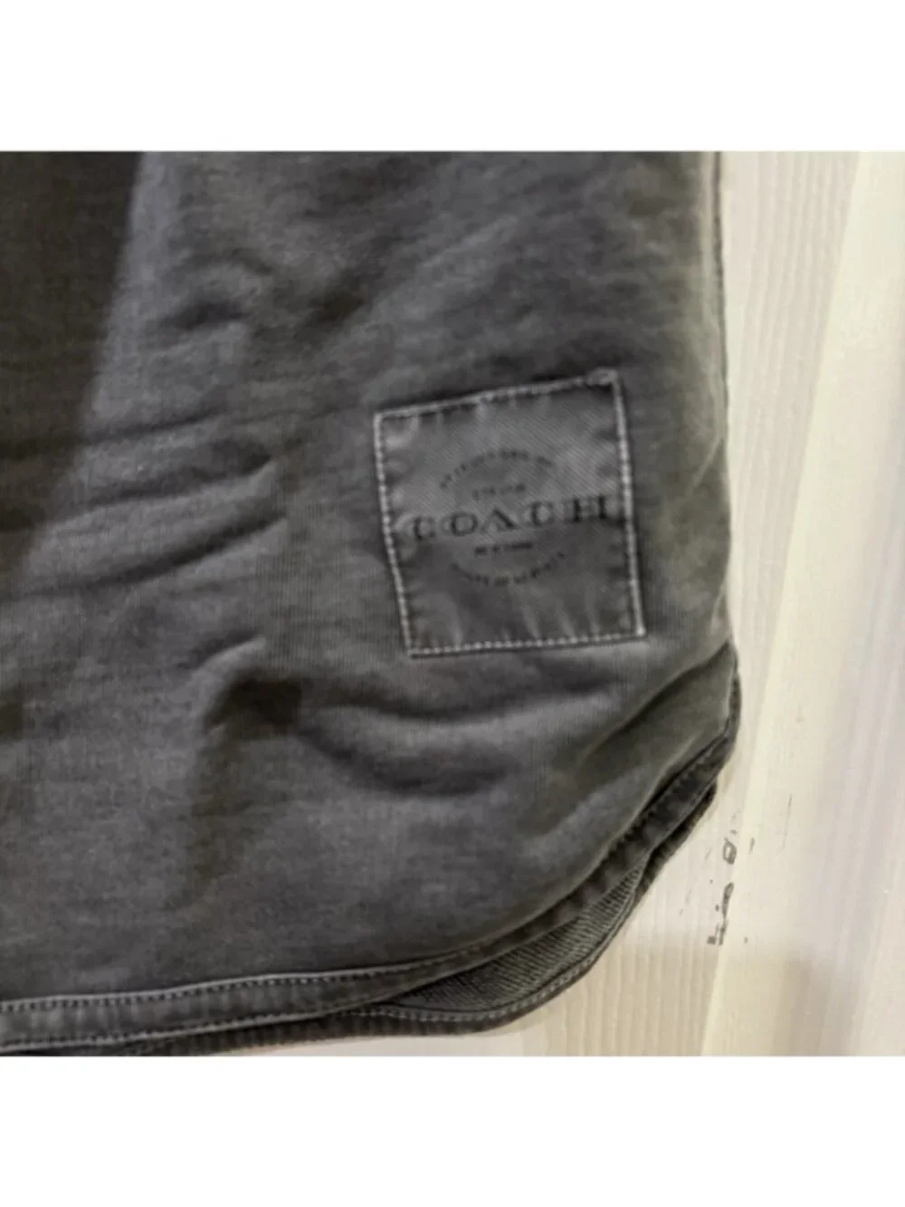 Coach Garment Dye Track Shorts Dark Gray Pullon Shorts Size M